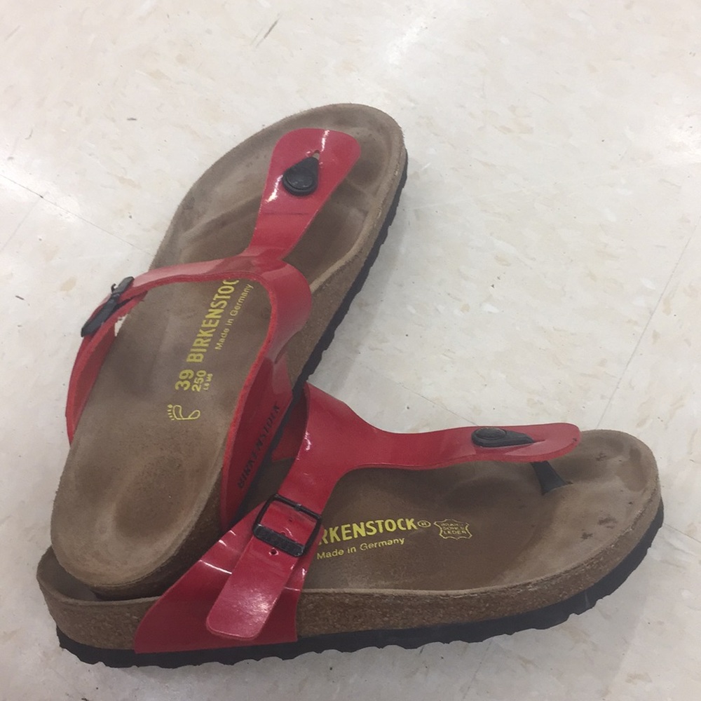 Red Birkenstock !!
